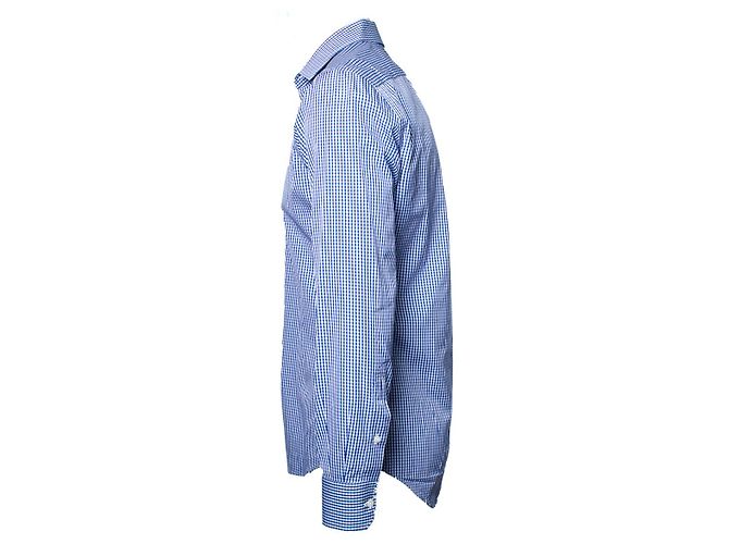 Lanvin, Karohemd in Blau und Weiß - Ansicht 4
