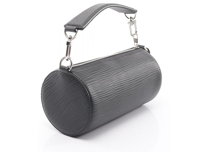 Borsa 2WAY Soft Polochon PM XL in pelle Epi Louis Vuitton Nero - vista 2