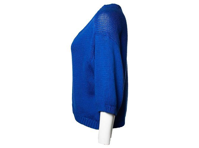 3.1 Phillip Lim Philip Limm, top de punto azul - vista 4