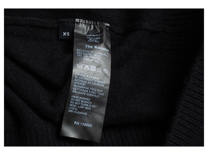 The Kooples, Oberteil mit Schnürung schwarz - Ansicht 6