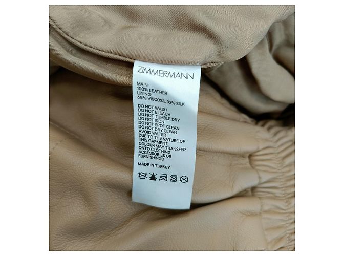 Mono Espionage Boiler en cuero beige de Zimmermann - vista 10
