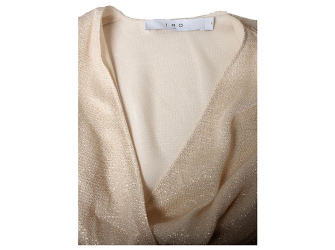 IRO, Lorell 22S Kleid mit Lurex Golden Metallisch - Ansicht 9