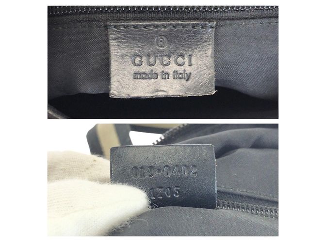 Borsa Tote Gucci GG Canvas e Pelle Nero - vista 4