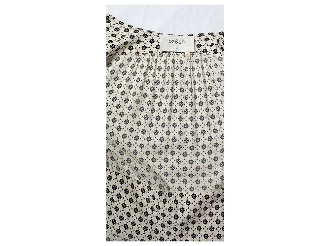 Ba&sh, top Carlo nero ed ecru Multicolore - vista 6