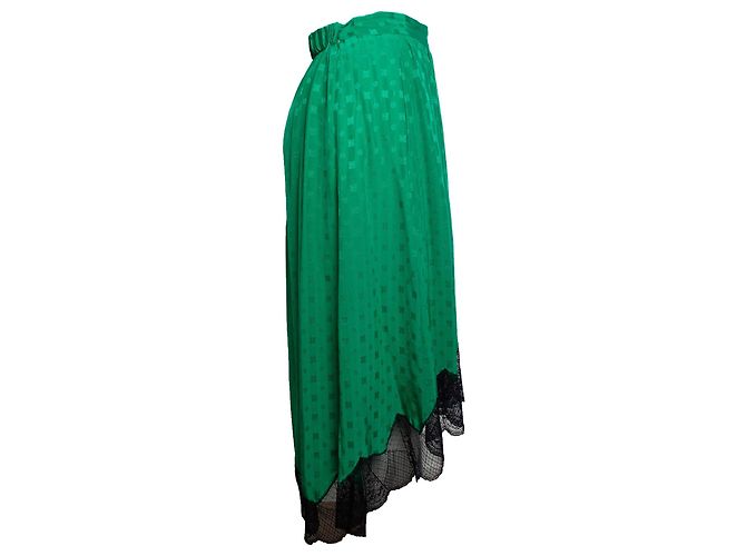 Zadig & Voltaire Deluxe, Falda plisada Joslin Jac deluxe Verde - vista 4