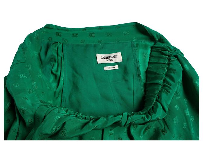 Zadig & Voltaire Deluxe, Falda plisada Joslin Jac deluxe Verde - vista 5