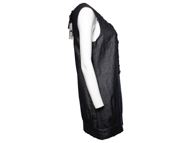 By Malene Birger Von Malene Birger, Graues Kleid mit Schleife - Ansicht 3