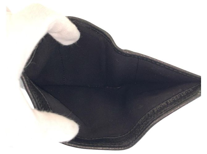 Portafoglio compatto in pelle nera Lizzie di Chloé Nero - vista 6