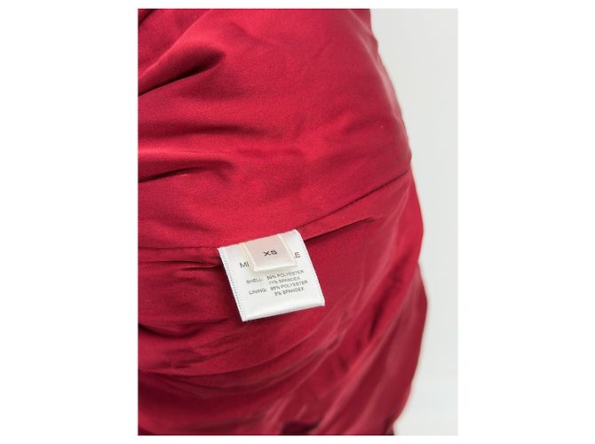 Autre Marque MISS CIRCLE Rotes Samtkleid - Ansicht 6