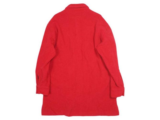 Autre Marque Giacca-camicia in lana TACASi Rosso - vista 2