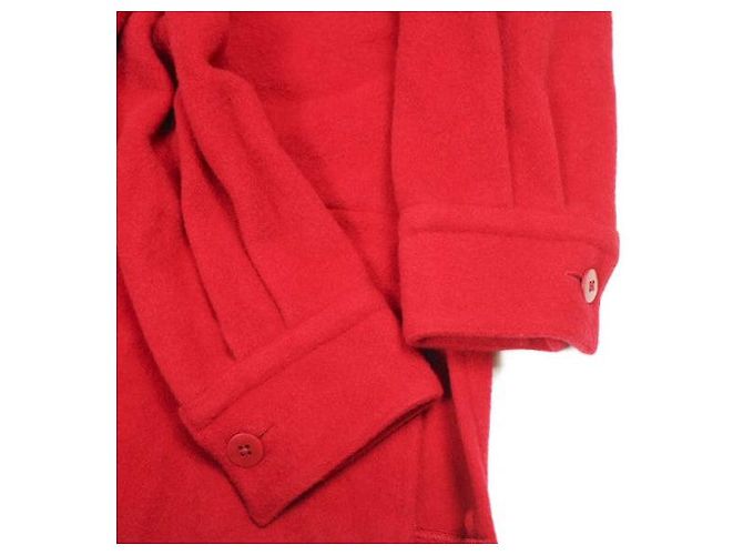 Autre Marque Giacca-camicia in lana TACASi Rosso - vista 5