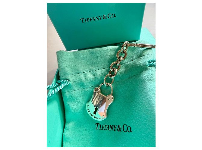 Portachiavi Tiffany & Co. Lucchetto Silver hardware - vista 4
