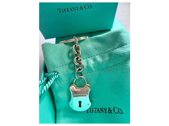 Portachiavi Tiffany & Co. Lucchetto Silver hardware - vista 5