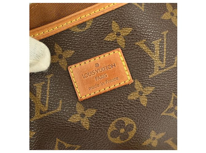 Borsa Louis Vuitton Saumur Monogram Canvas 35 Marrone - vista 4