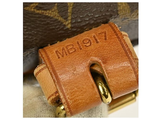 Borsa Louis Vuitton Saumur Monogram Canvas 35 Marrone - vista 5