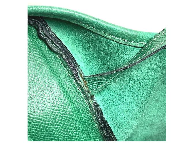 Hermès Borsa Tote Bag Hermes Vintage Sacochevel Verde - vista 14
