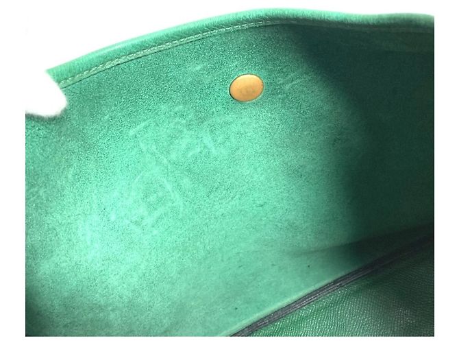 Hermès Borsa Tote Bag Hermes Vintage Sacochevel Verde - vista 17