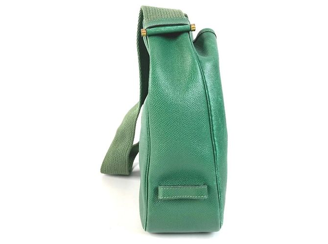 Hermès Borsa Tote Bag Hermes Vintage Sacochevel Verde - vista 3