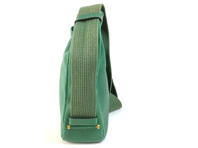 Hermès Borsa Tote Bag Hermes Vintage Sacochevel Verde - vista 4