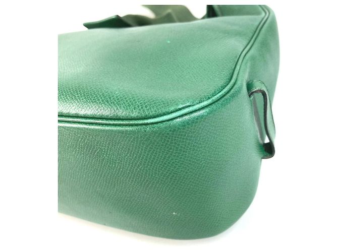 Hermès Borsa Tote Bag Hermes Vintage Sacochevel Verde - vista 6