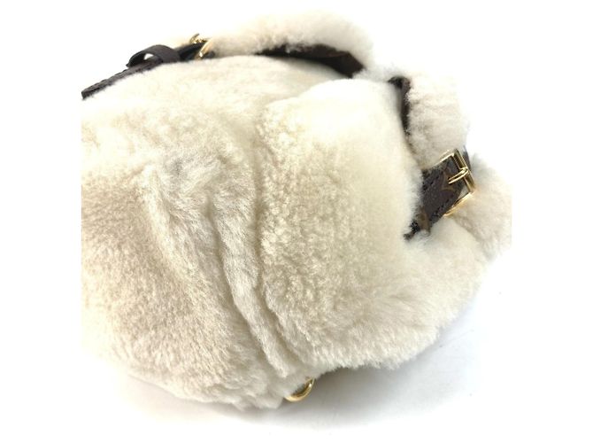 Mochila Louis Vuitton LV Ski Nano Teddy Beige - vista 7