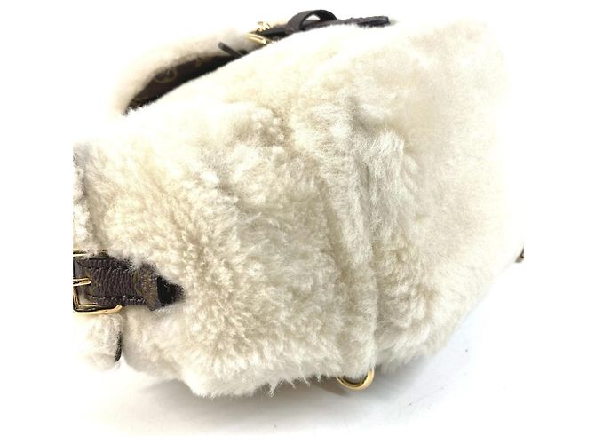 Mochila Louis Vuitton LV Ski Nano Teddy Beige - vista 8