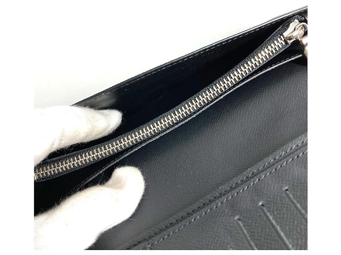 Louis Vuitton Epi Brazza Bi-fold Long Wallet Schwarz - Ansicht 10