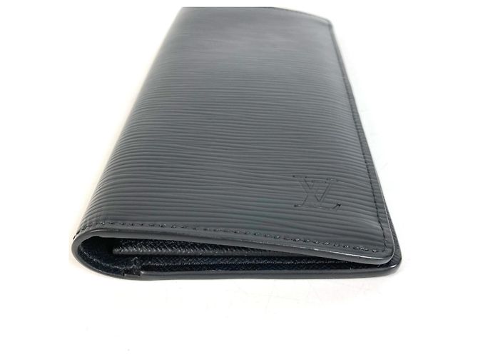 Louis Vuitton Epi Brazza Bi-fold Long Wallet Schwarz - Ansicht 5