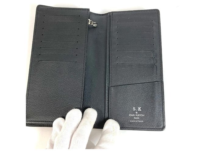 Louis Vuitton Epi Brazza Bi-fold Long Wallet Schwarz - Ansicht 8