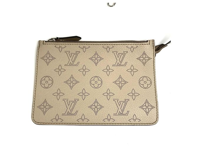 Borsa Louis Vuitton Mahina Girolata Beige - vista 14
