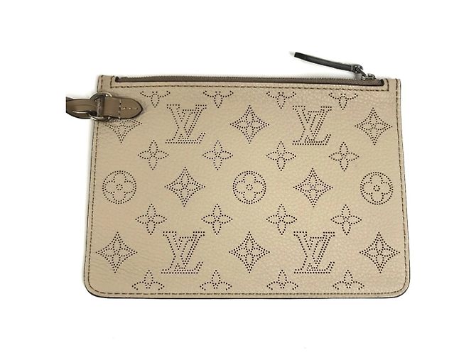 Borsa Louis Vuitton Mahina Girolata Beige - vista 15