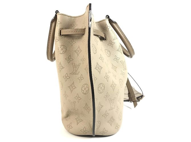 Borsa Louis Vuitton Mahina Girolata Beige - vista 3