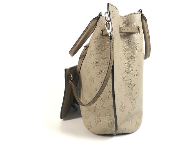 Borsa Louis Vuitton Mahina Girolata Beige - vista 4