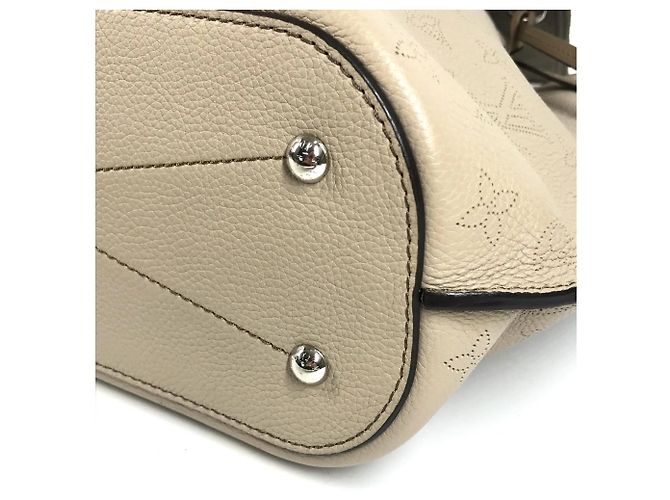 Borsa Louis Vuitton Mahina Girolata Beige - vista 6
