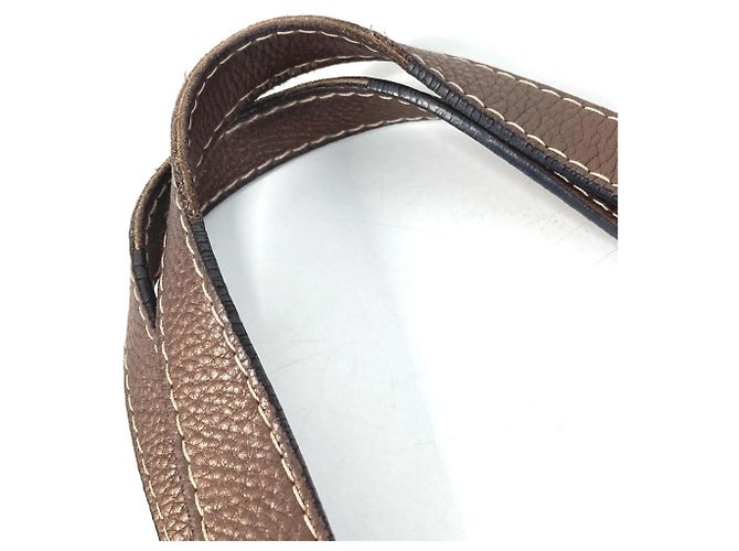 Borsa Tote Loewe Anagram Logo New Road Line Marrone - vista 10