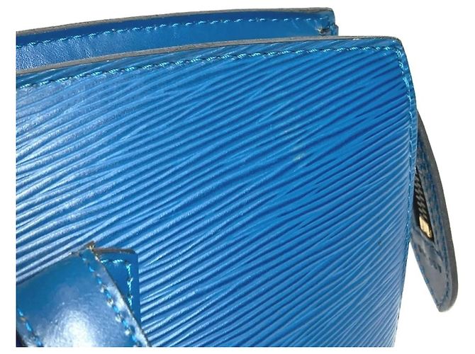 Borsa a Spalla Louis Vuitton Epi Saint Jacques Blu - vista 11