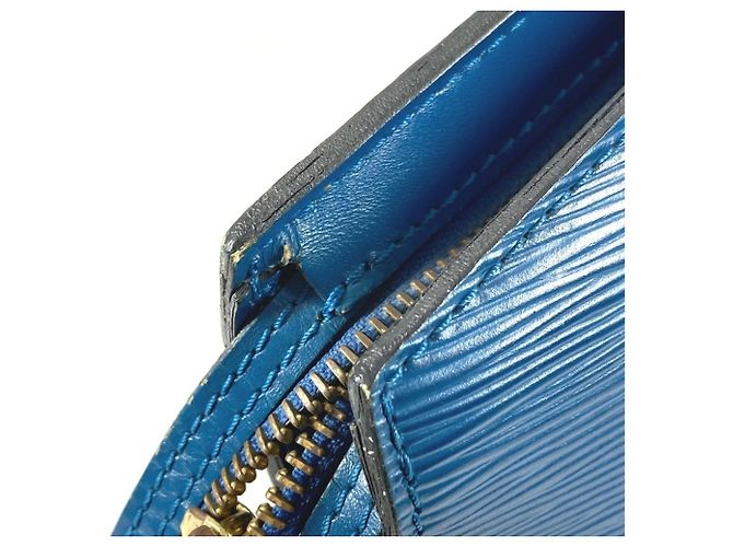 Borsa a Spalla Louis Vuitton Epi Saint Jacques Blu - vista 16