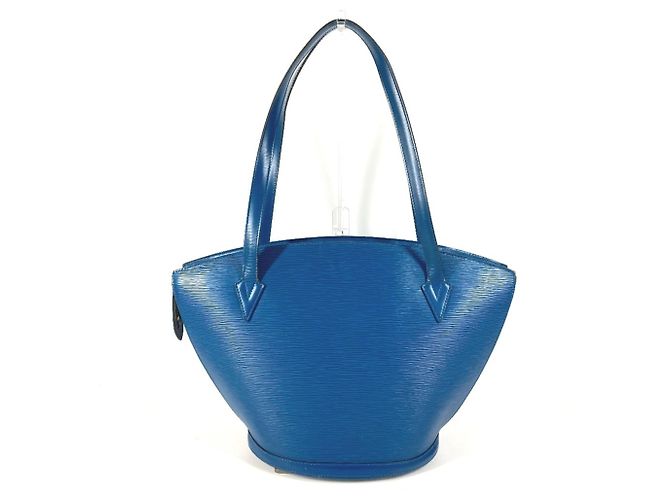 Borsa a Spalla Louis Vuitton Epi Saint Jacques Blu - vista 2
