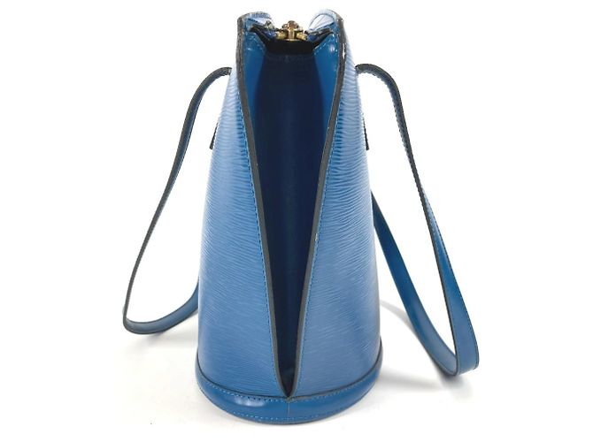 Borsa a Spalla Louis Vuitton Epi Saint Jacques Blu - vista 4