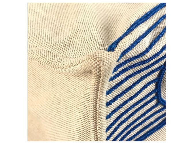 Hermès Borsa da Spiaggia HERMES Thalassa Blu Beige - vista 15
