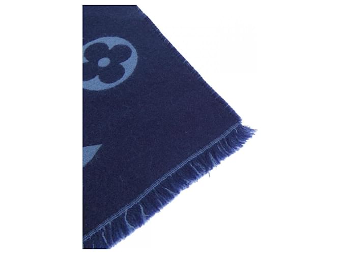 Sciarpa Monogram Vivienne Louis Vuitton Blu Blu navy - vista 2