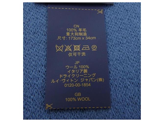 Sciarpa Monogram Vivienne Louis Vuitton Blu Blu navy - vista 3