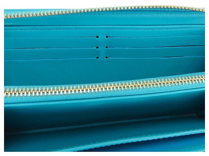 Cartera Zippy Wallet Coussin Louis Vuitton Turquesa - vista 14