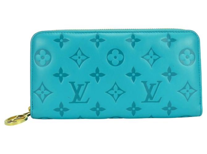 Cartera Zippy Wallet Coussin Louis Vuitton Turquesa - vista 2