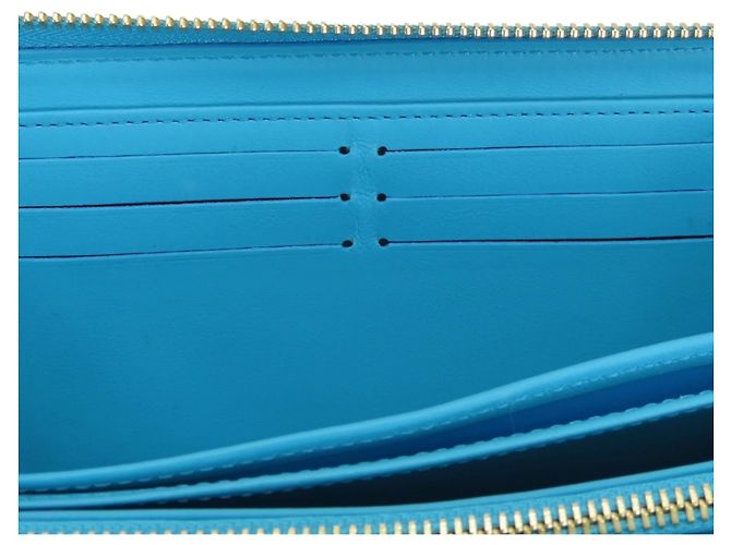 Cartera Zippy Wallet Coussin Louis Vuitton Turquesa - vista 21