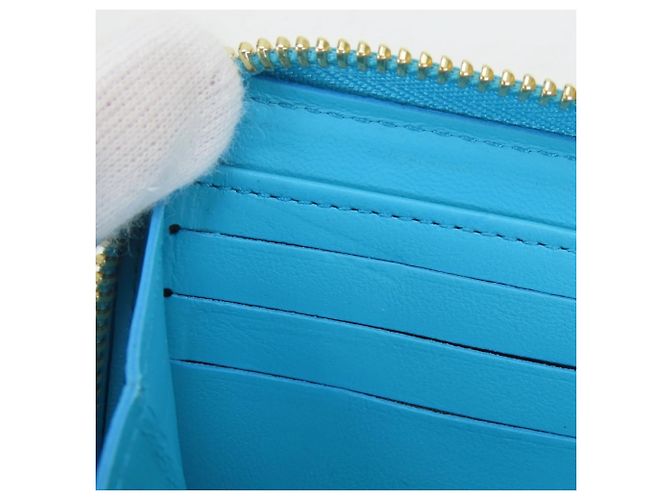Cartera Zippy Wallet Coussin Louis Vuitton Turquesa - vista 22