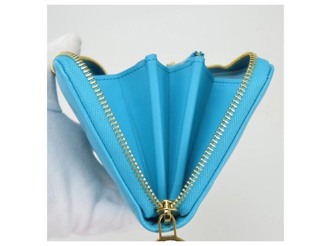Cartera Zippy Wallet Coussin Louis Vuitton Turquesa - vista 25