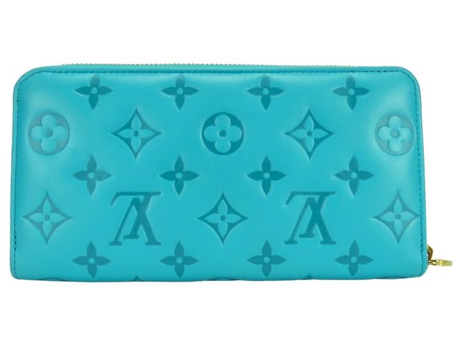 Cartera Zippy Wallet Coussin Louis Vuitton Turquesa - vista 3