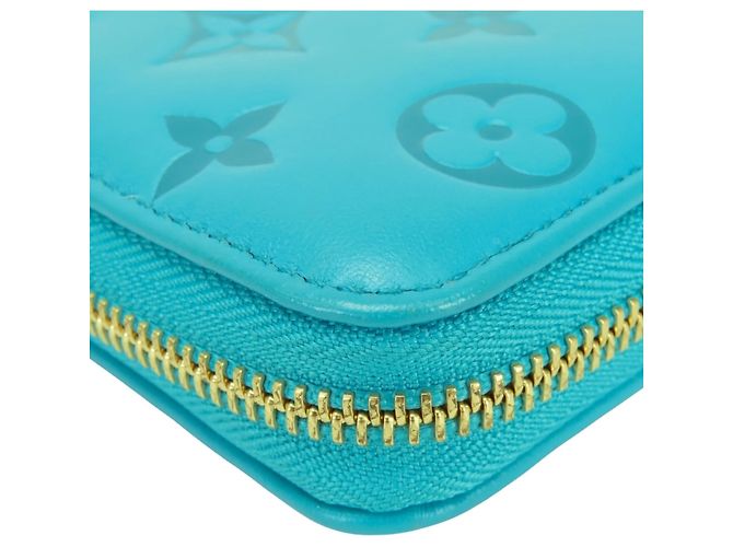 Cartera Zippy Wallet Coussin Louis Vuitton Turquesa - vista 6