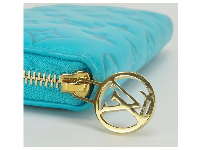 Cartera Zippy Wallet Coussin Louis Vuitton Turquesa - vista 8